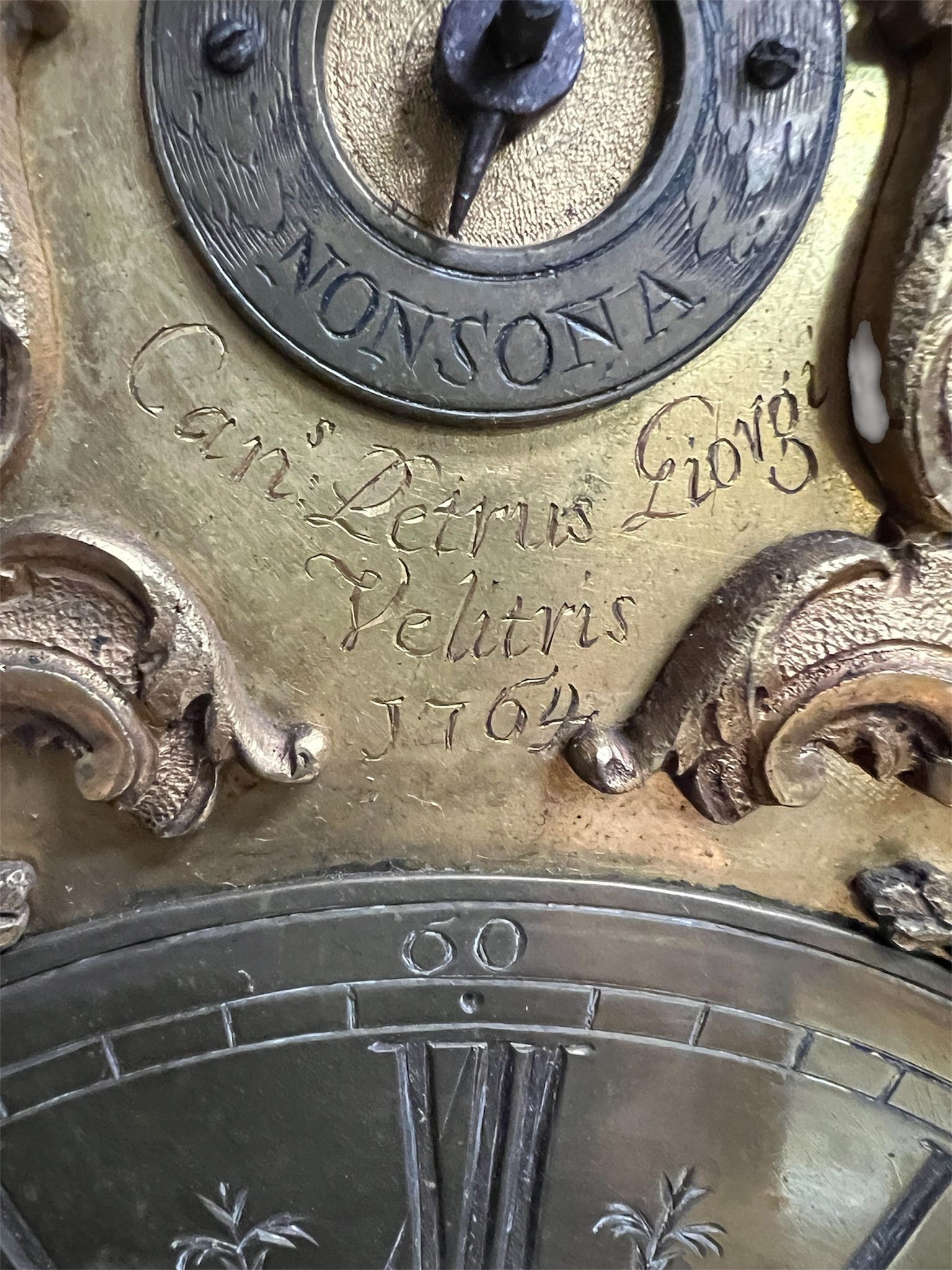 Giorgi Pietro, Canonico di Velletri - Orologio da Appoggio Italiano Luigi XV