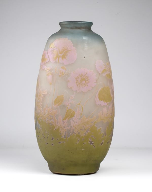 (attribuito a) &#201;mile Gall&#233; - Ovoid vase