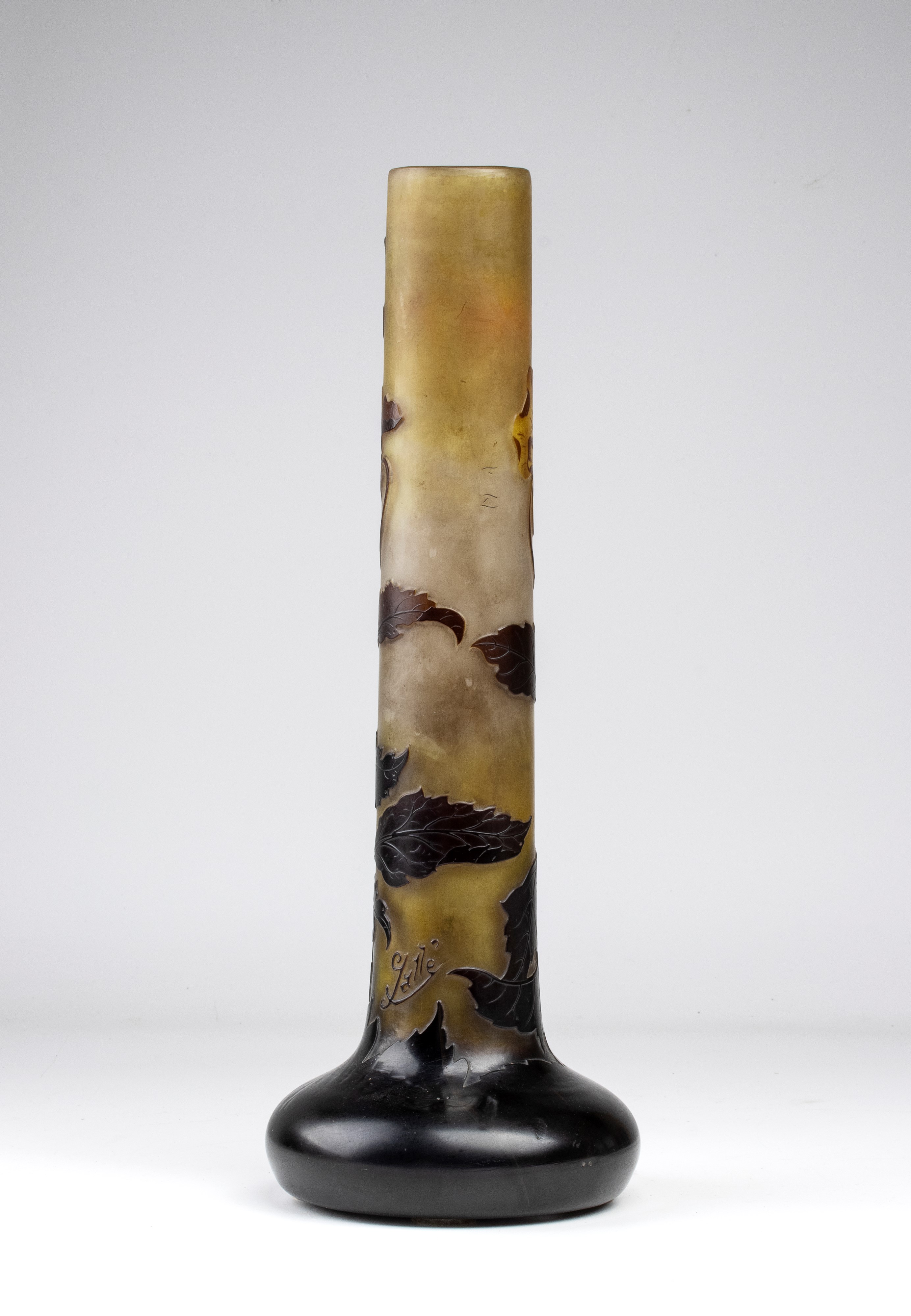 (attribuito A) Émile Gallé - Vaso Cilindrico