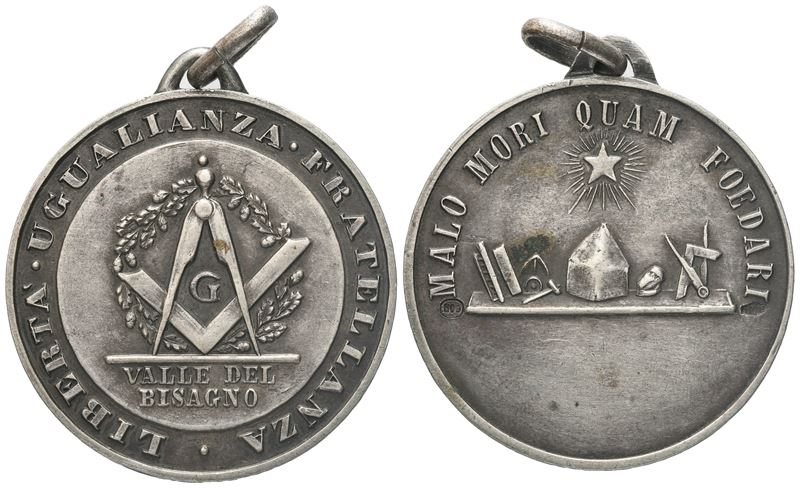 Medaglia "libertà Uguaglianza Fratellanza", Ag (30,7 MM)