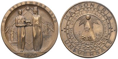 Medaglia XX Settembre 1870, 1970, Ae (40,3 MM)