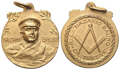 Medaglia R. L. "nazario Sauro" Or. Trieste (24 MM)