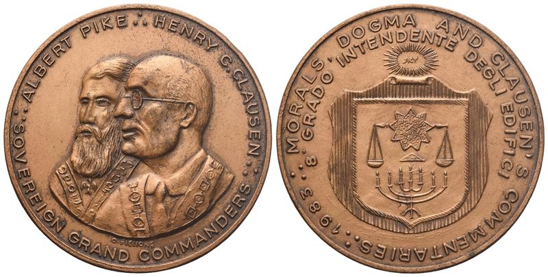 Medaglia 8° Grado Intendente degli Edifici, Ae (40,4 MM)