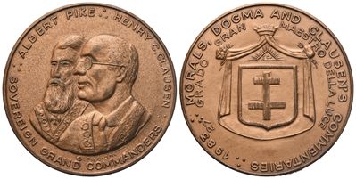 Medaglia 27° Grado Gran Maestro della Luce, Ae (40,4 MM)