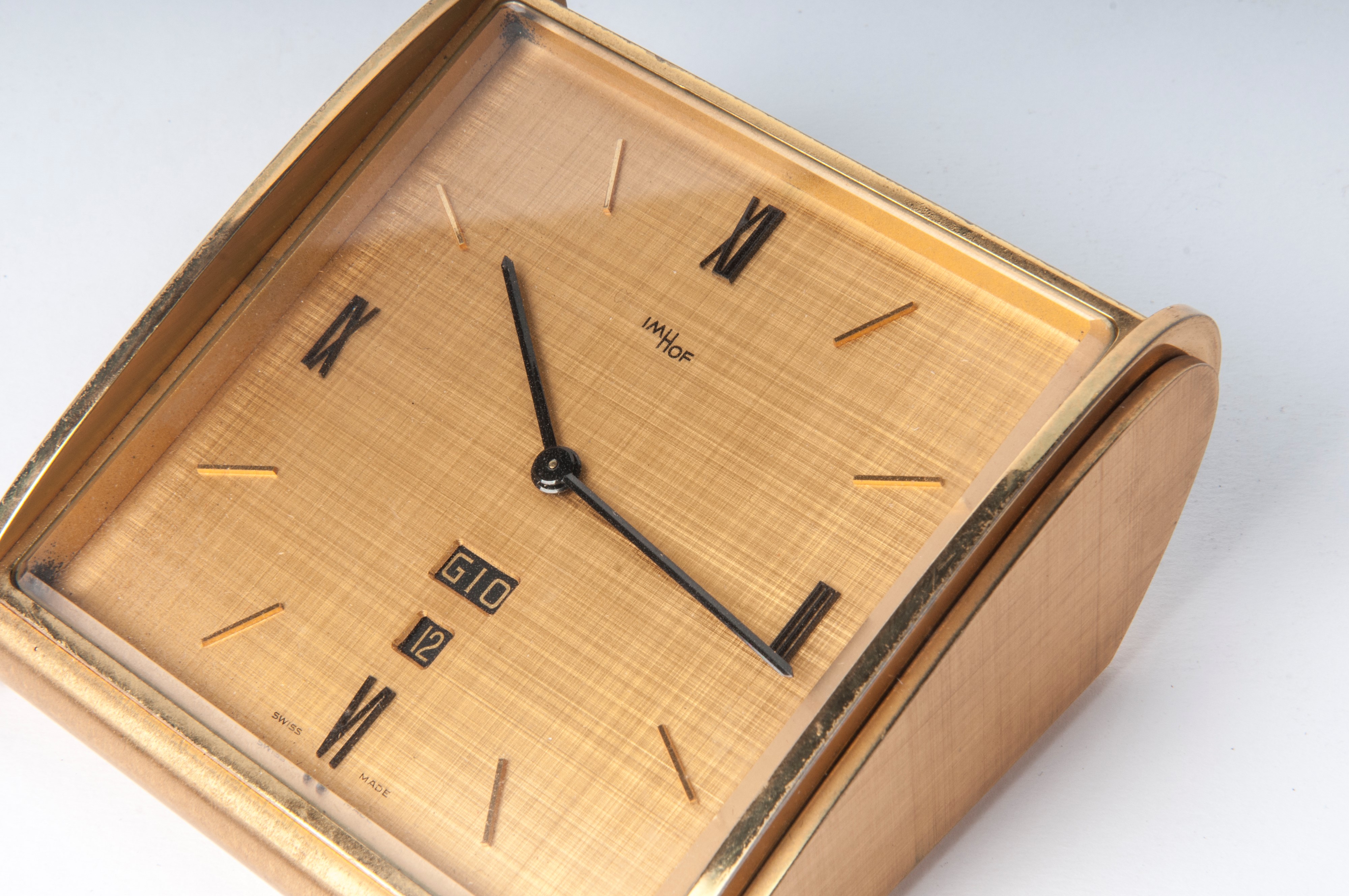 Orologio da Tavolo Imhof in Ottone