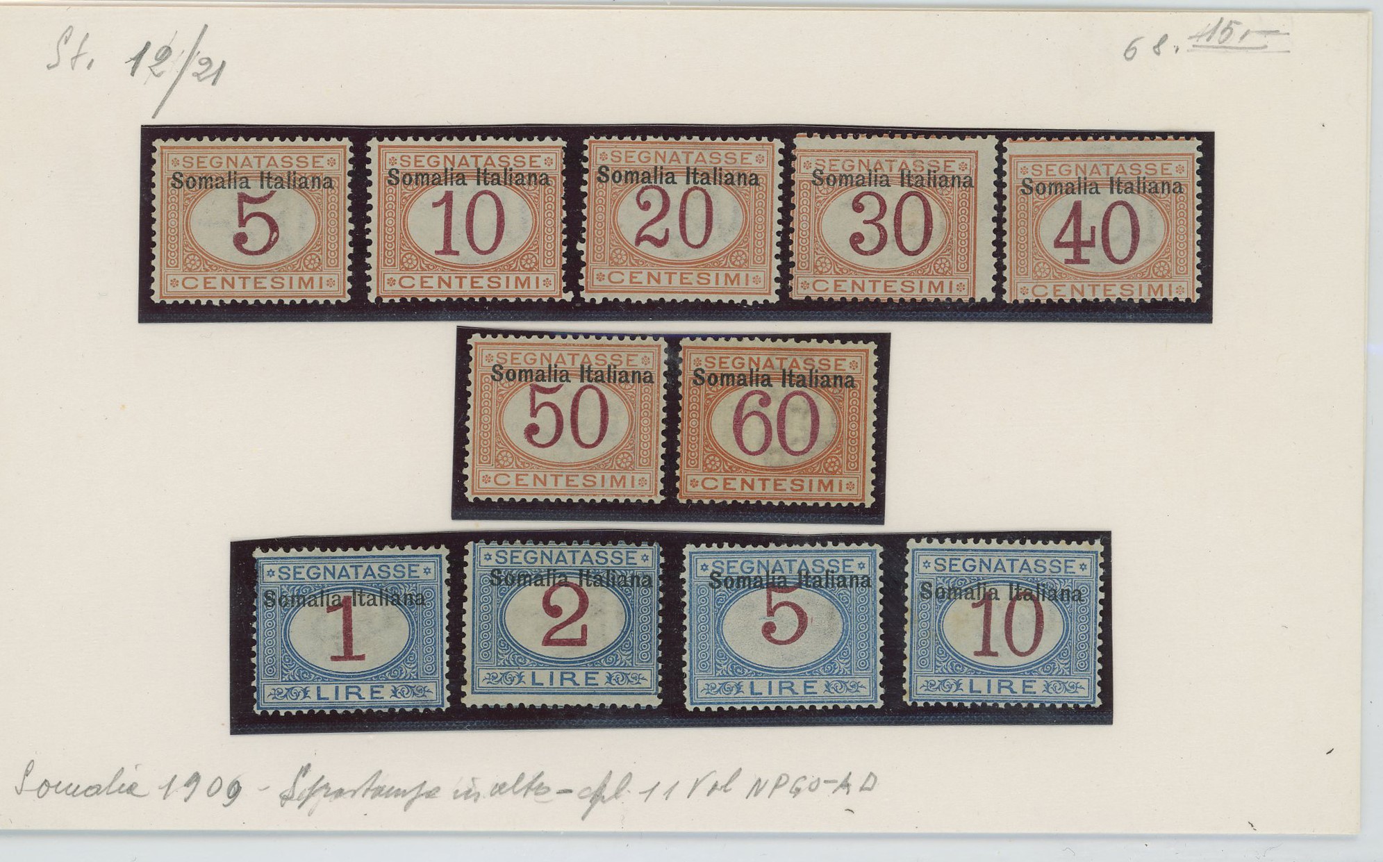 Somalia - Collezione ben avviata MNH/MH