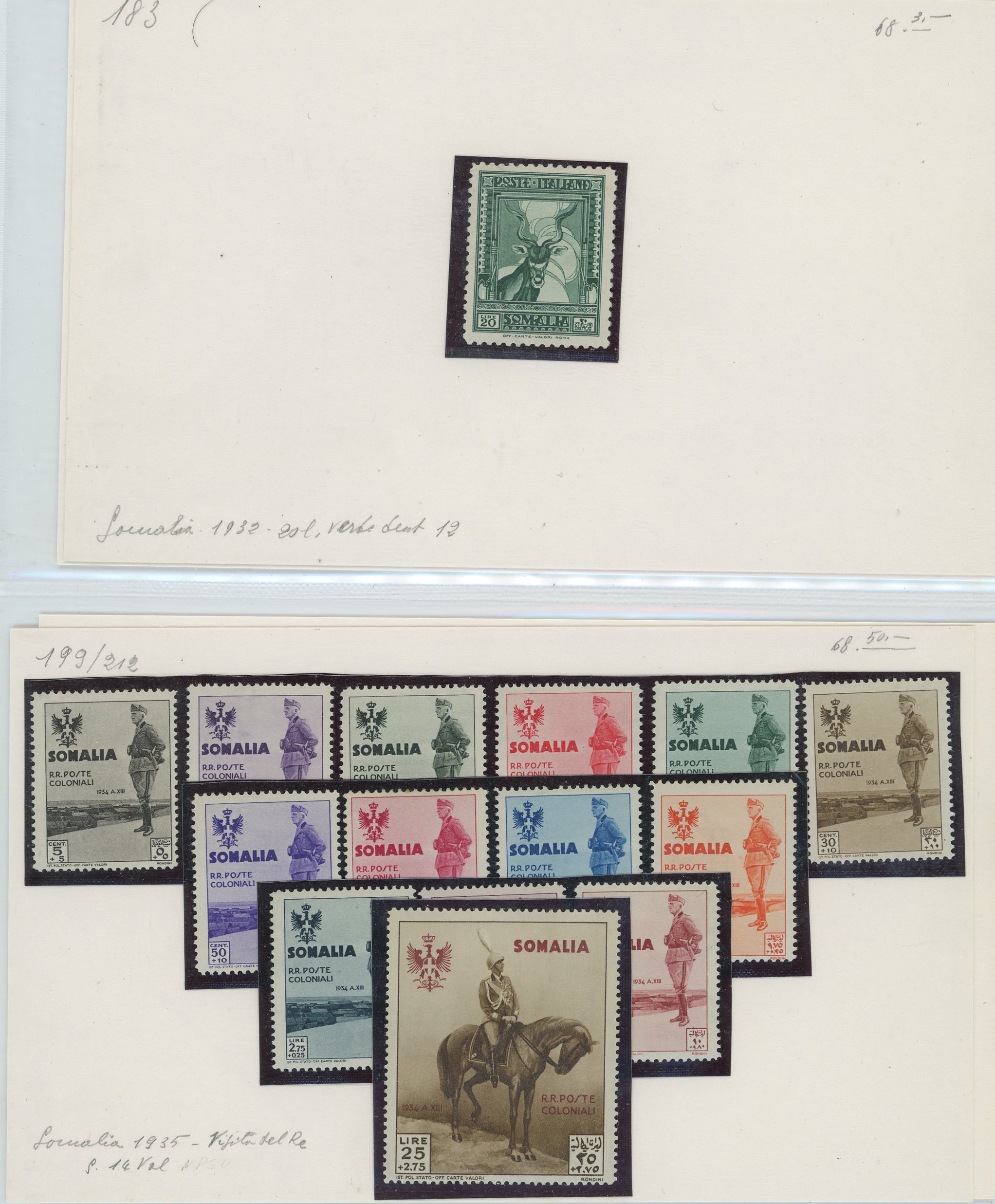 Somalia - Collezione ben avviata MNH/MH