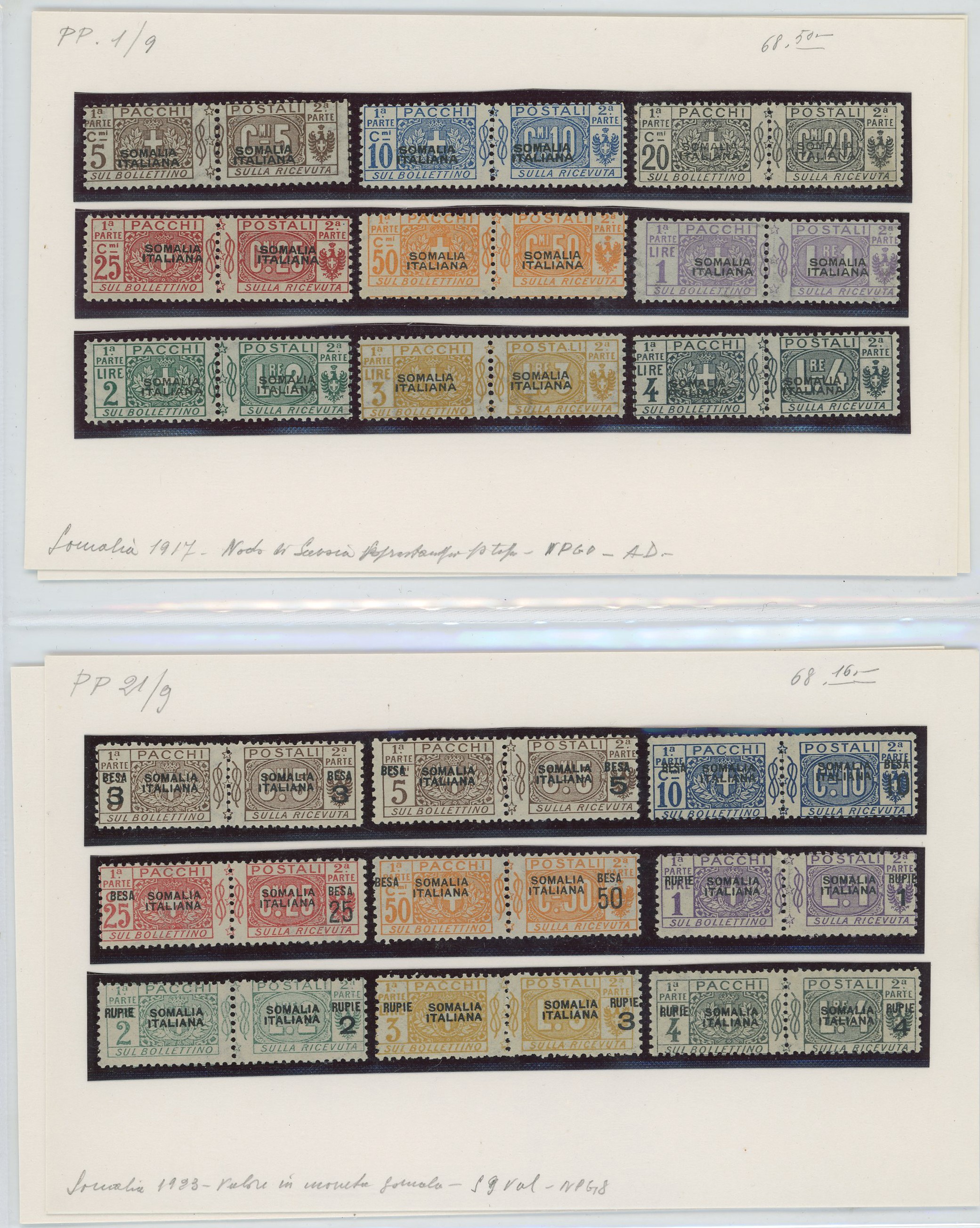 Somalia - Collezione ben avviata MNH/MH