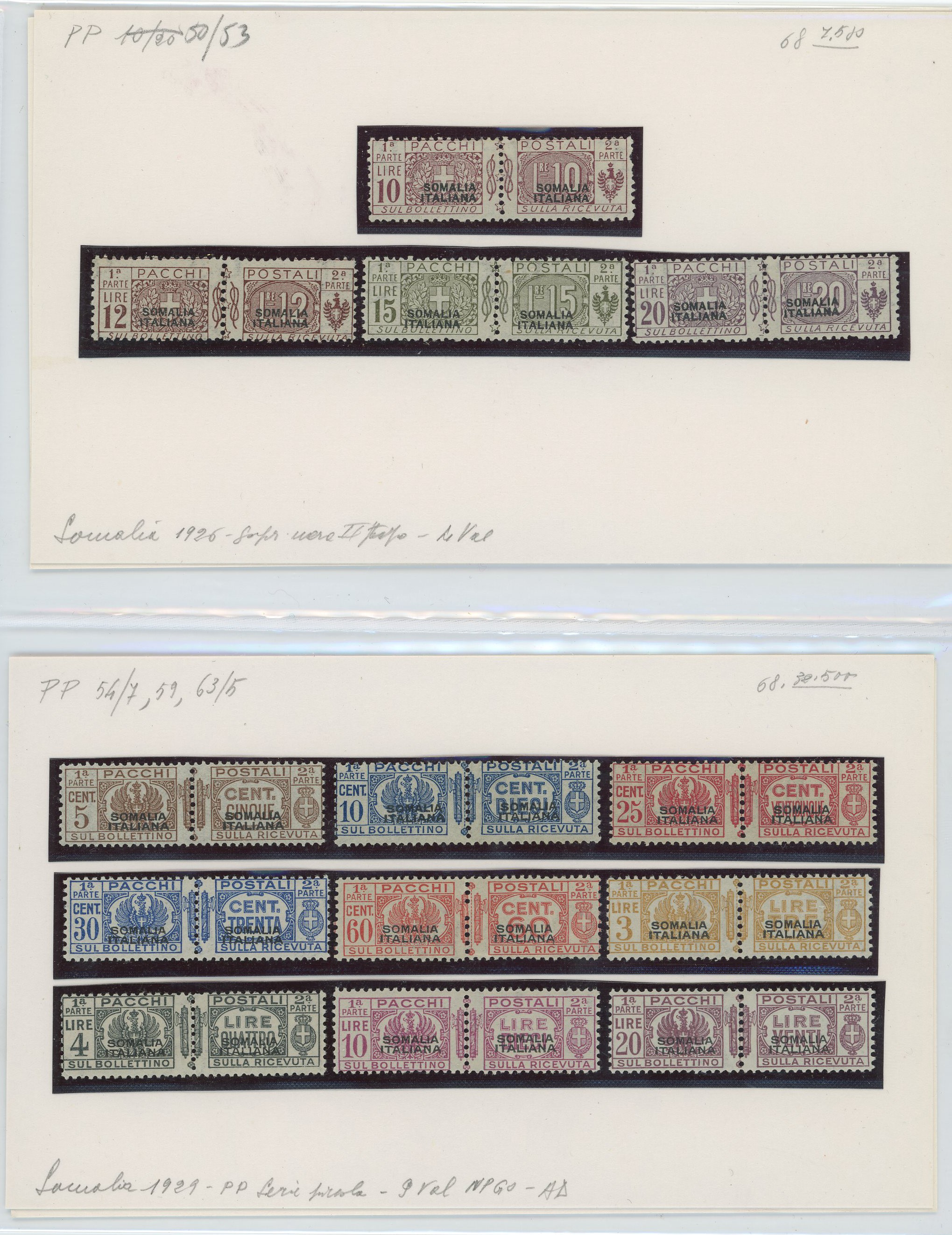 Somalia - Collezione ben avviata MNH/MH