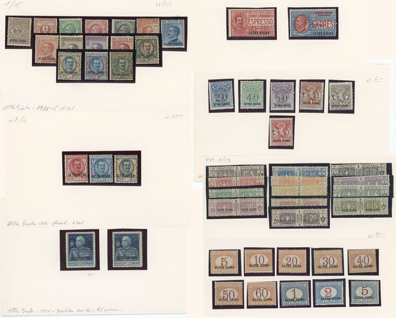 Oltre Giuba, inizio di collezione MH