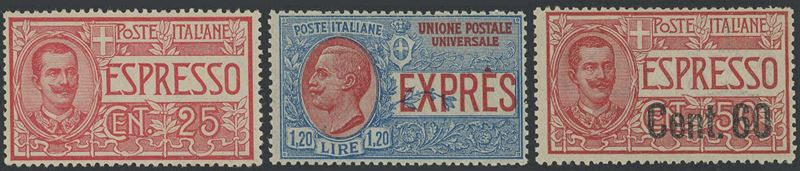 Espressi - L'emissione completa MNH