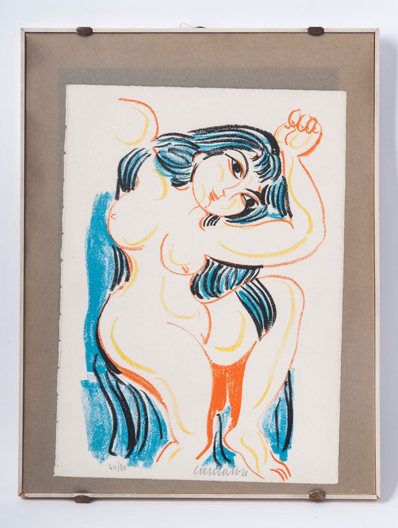 Domenico Cantatore - Nudo Femminile