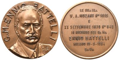 Medaglia G. M. "ennio Battelli", 1984, Ae (51,4 MM)