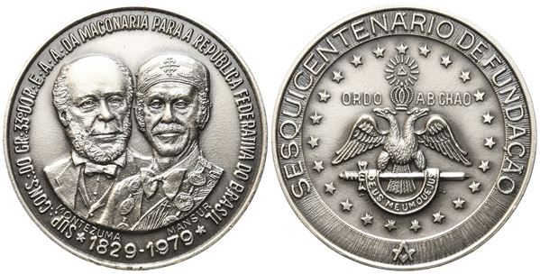 Medaglia Sesquicentenario de Fundaçao, Ordo Ab Chao (50 mm)
