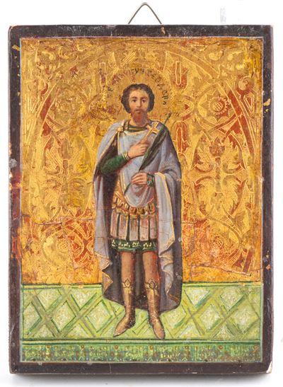 Icona russa raffigurante San Teodoro, Mosca, XIX secolo
