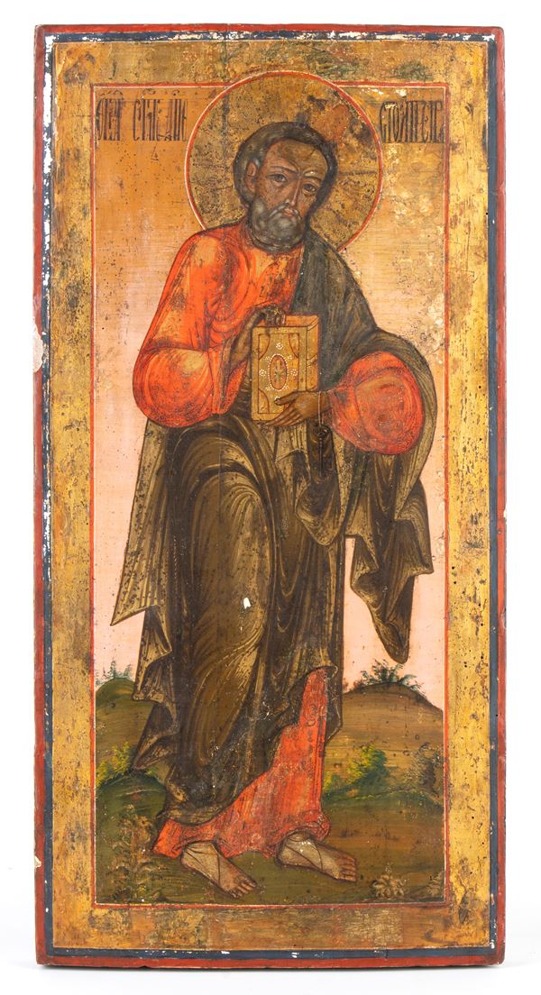 Russian icon depicting St. Peter