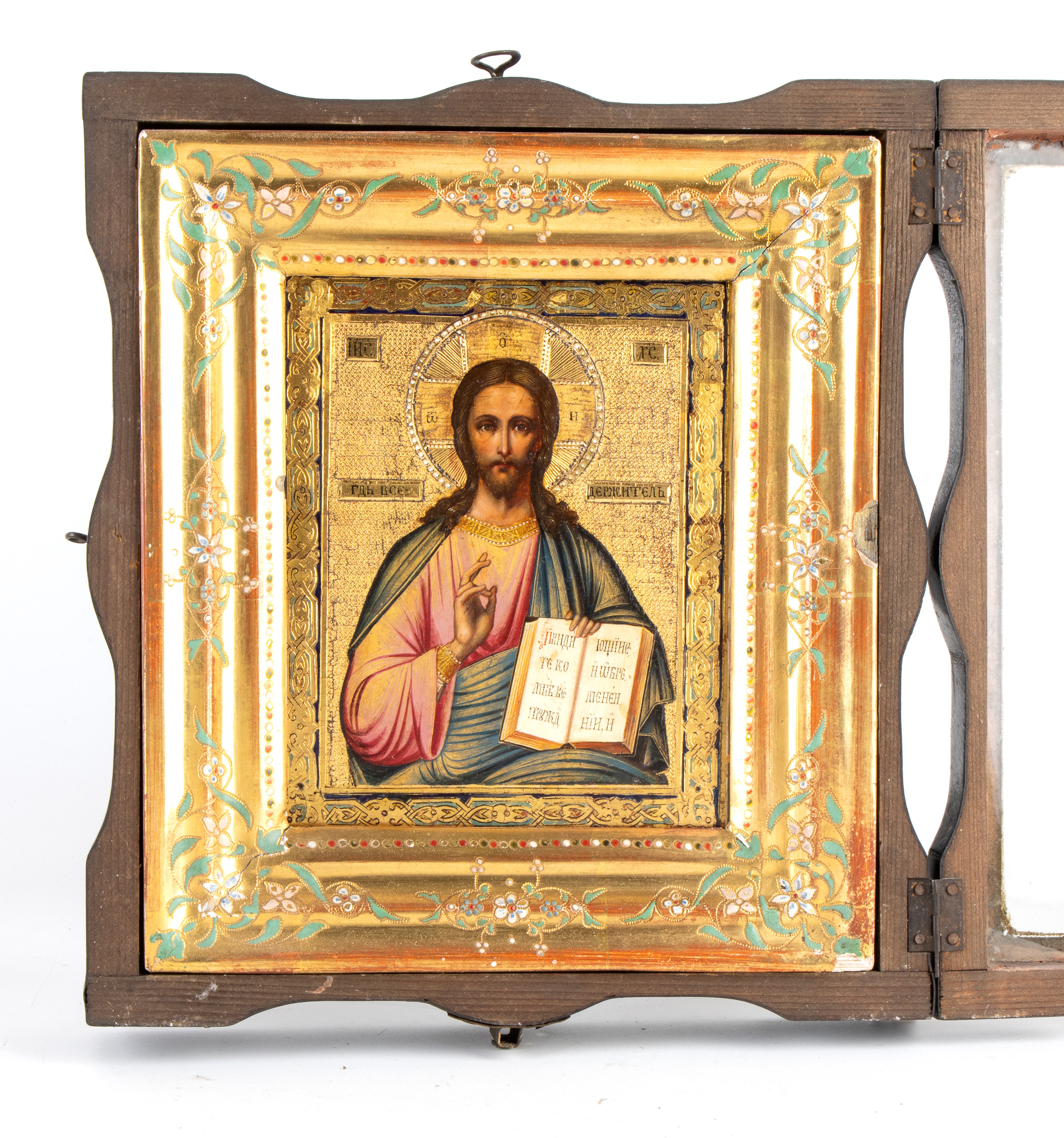 Icona russa, Cristo Pantocratore (Cristo benedicente), inizio XX secolo