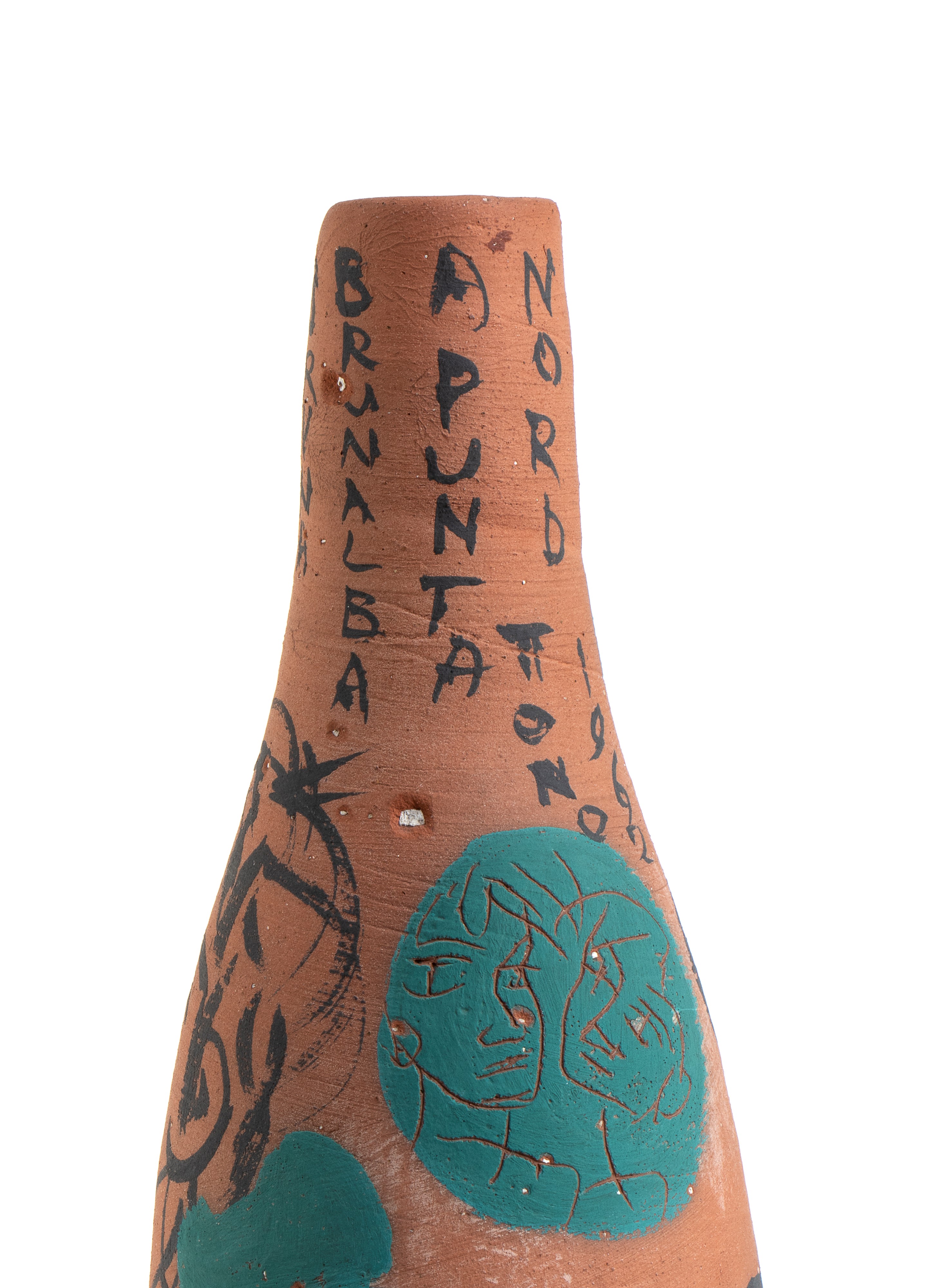 Bottiglia con decorazioni