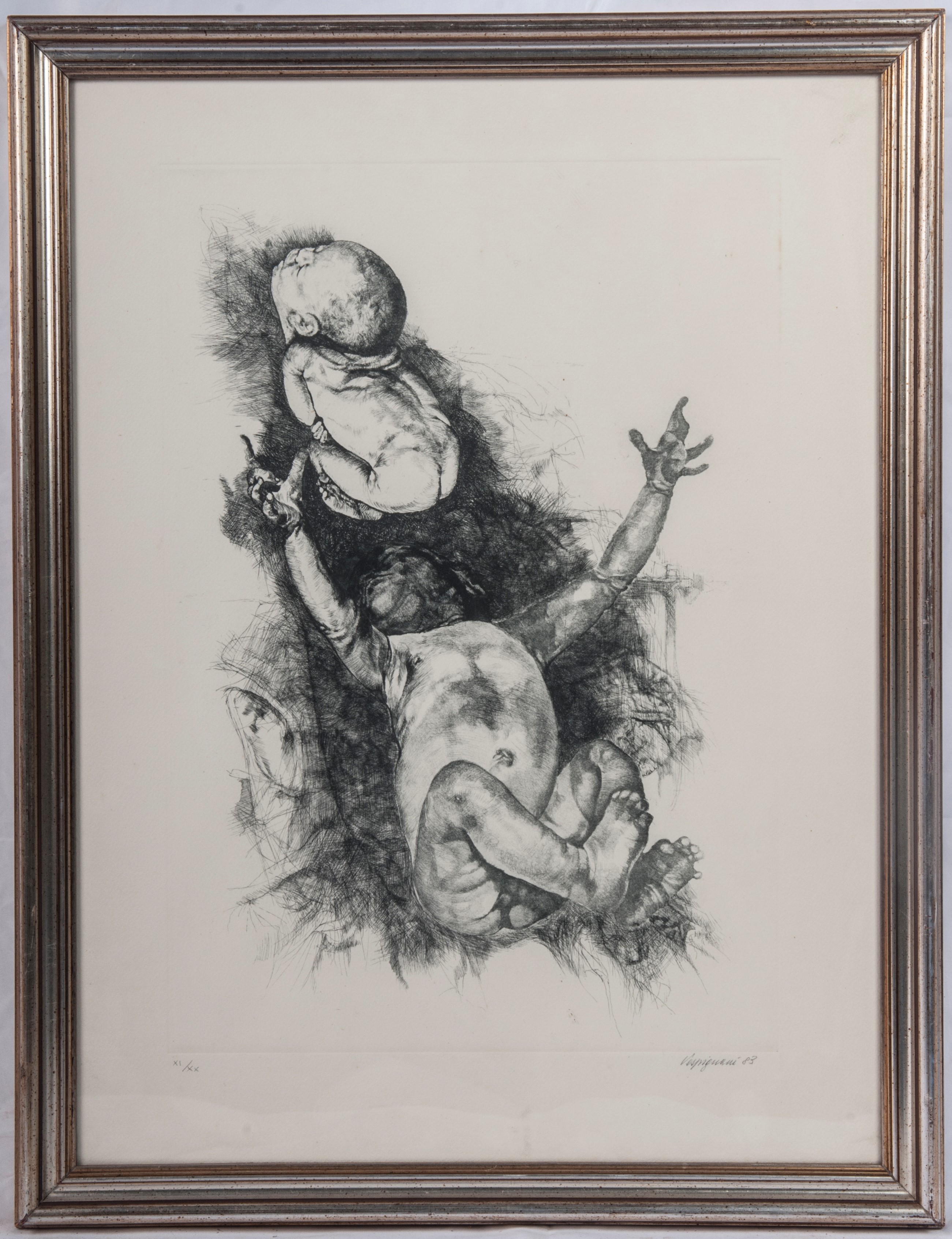 Lotto di quattordici multipli su carta