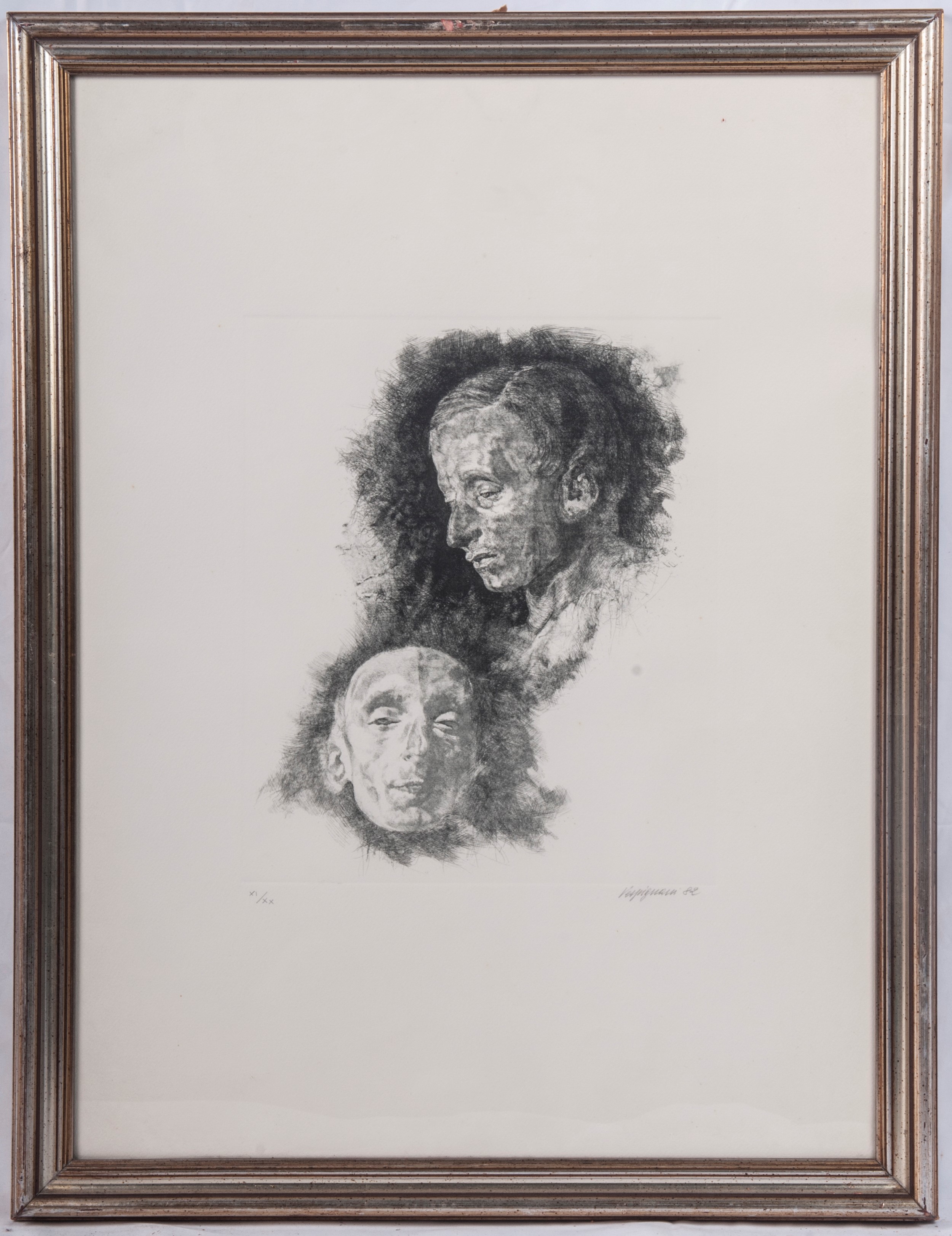 Lotto di quattordici multipli su carta