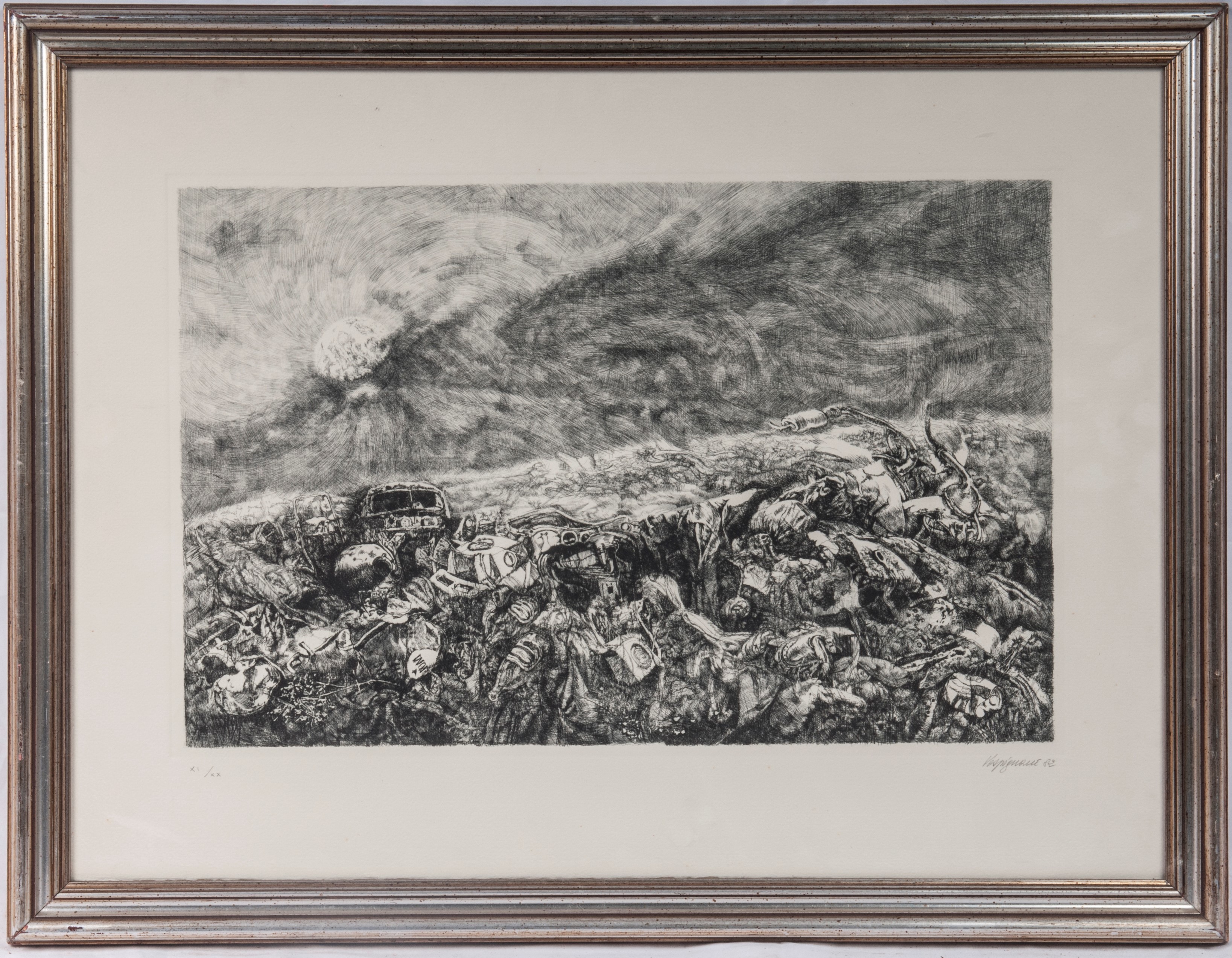 Lotto di quattordici multipli su carta