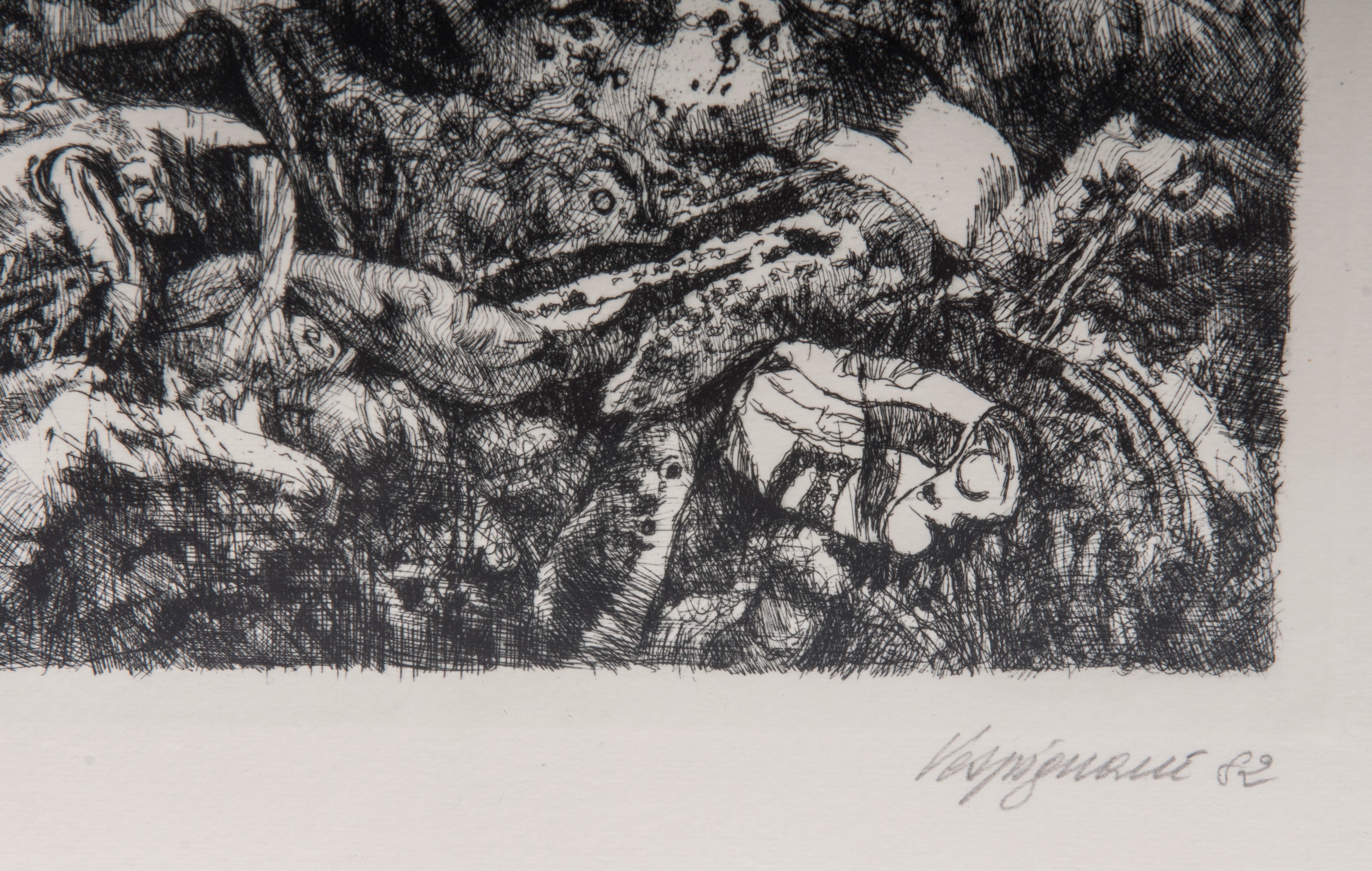 Lotto di quattordici multipli su carta