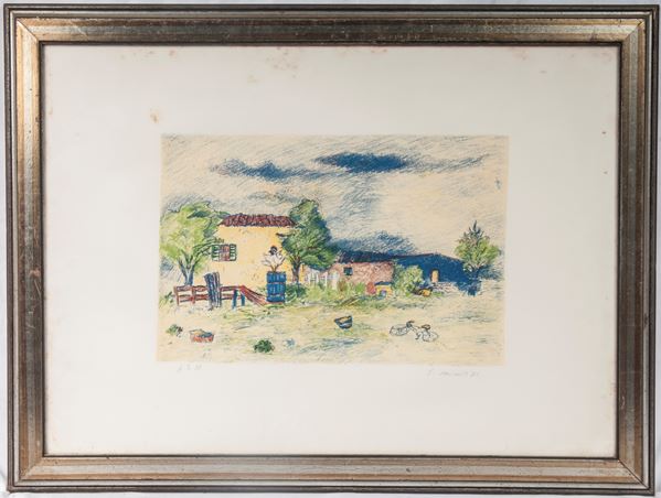 GIOVANNI OMICCIOLI - Untitled, multiple on paper