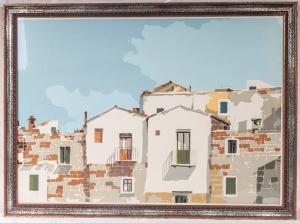 ALDO RISO - Untitled, multiple on paper