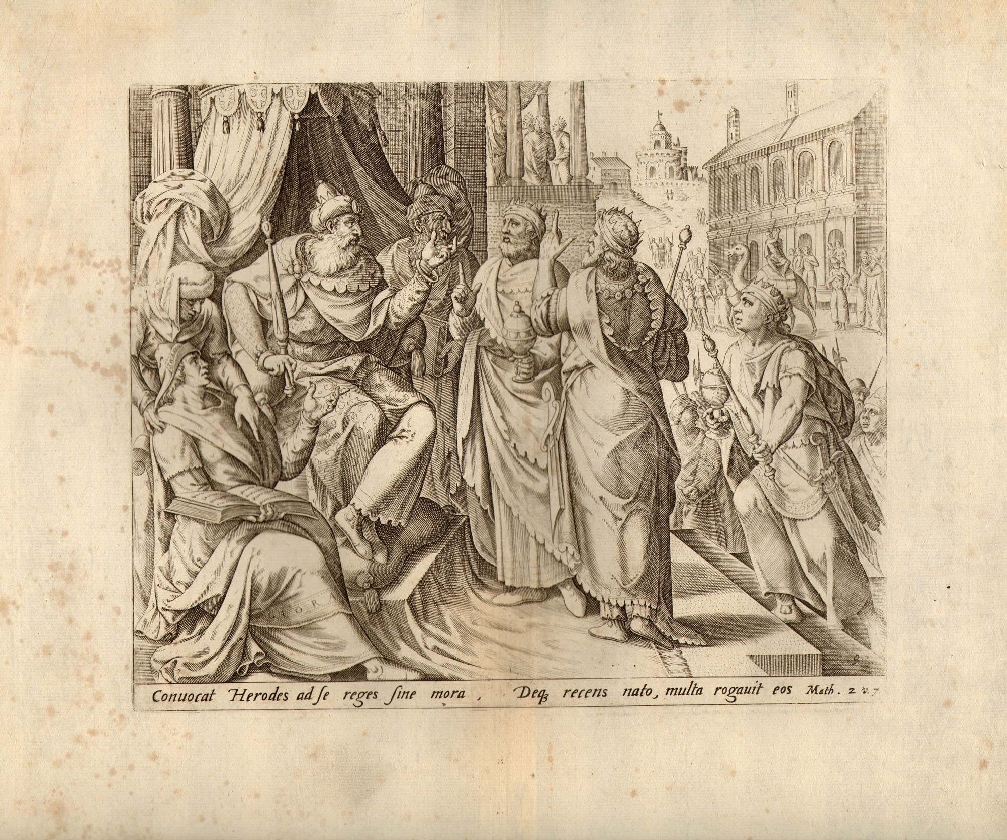 Il viaggio dei Magi a Bethlehem