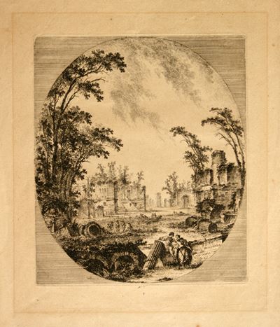 Parte Dell'antica Via Appia, da Jean Baptiste Leprince