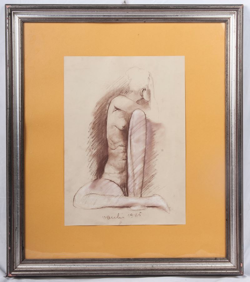 Sergio Vacchi - Nudo di Donna