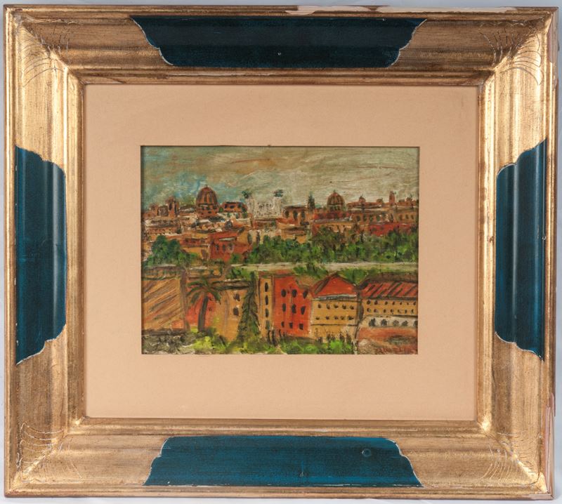 Carlo Quaglia - Scorcio di Roma