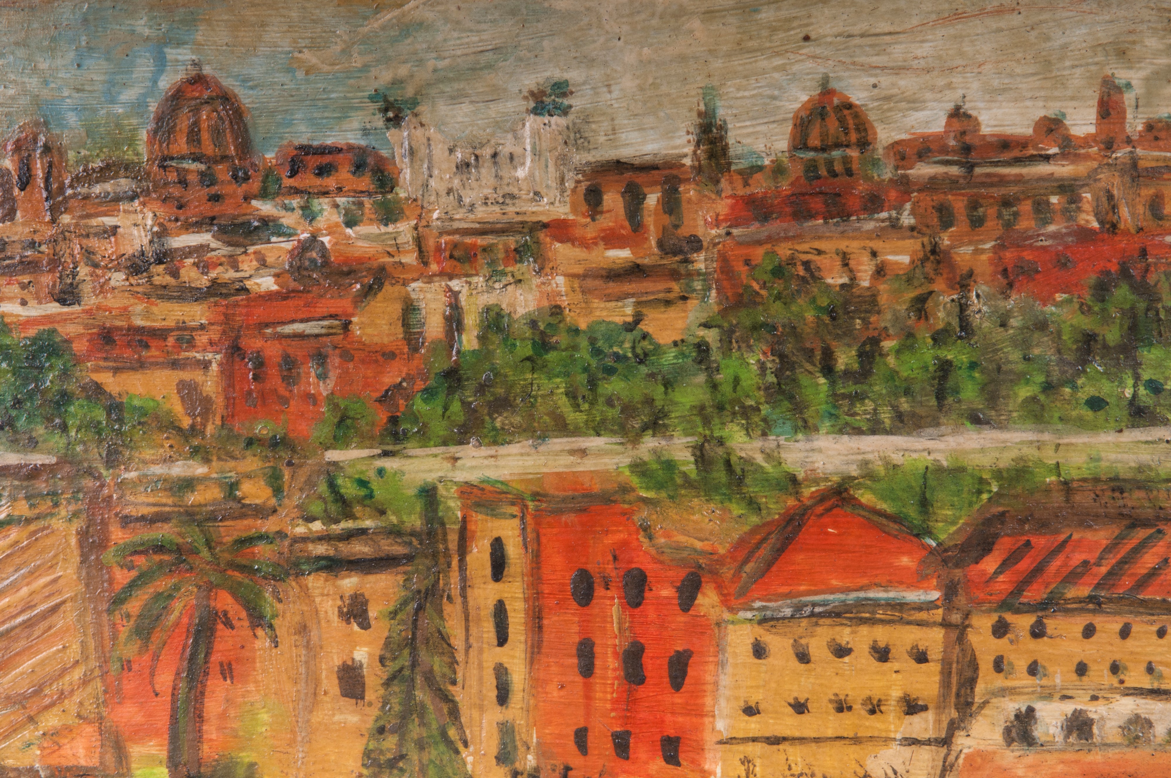 Carlo Quaglia - Scorcio di Roma