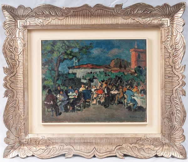 ACHILLE SDRUSCIA - Lunch outdoors