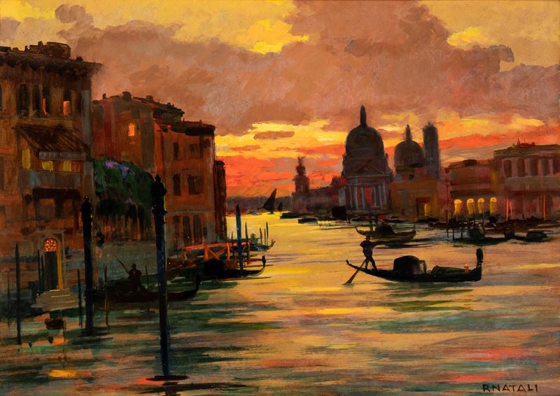 Renato Natali - Tramonto a Venezia