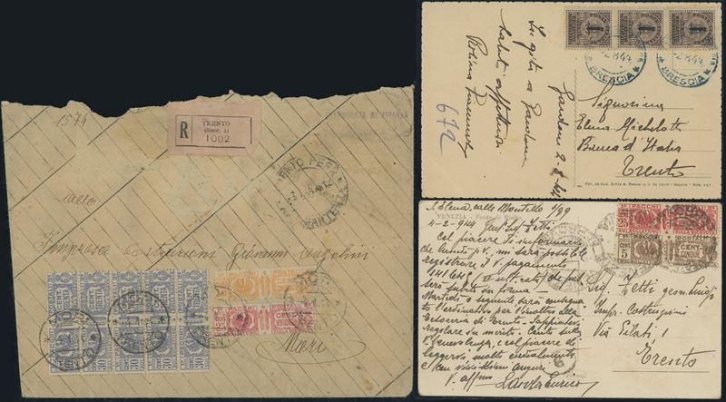 R.S.I. Piccolo insieme di Storia Postale.