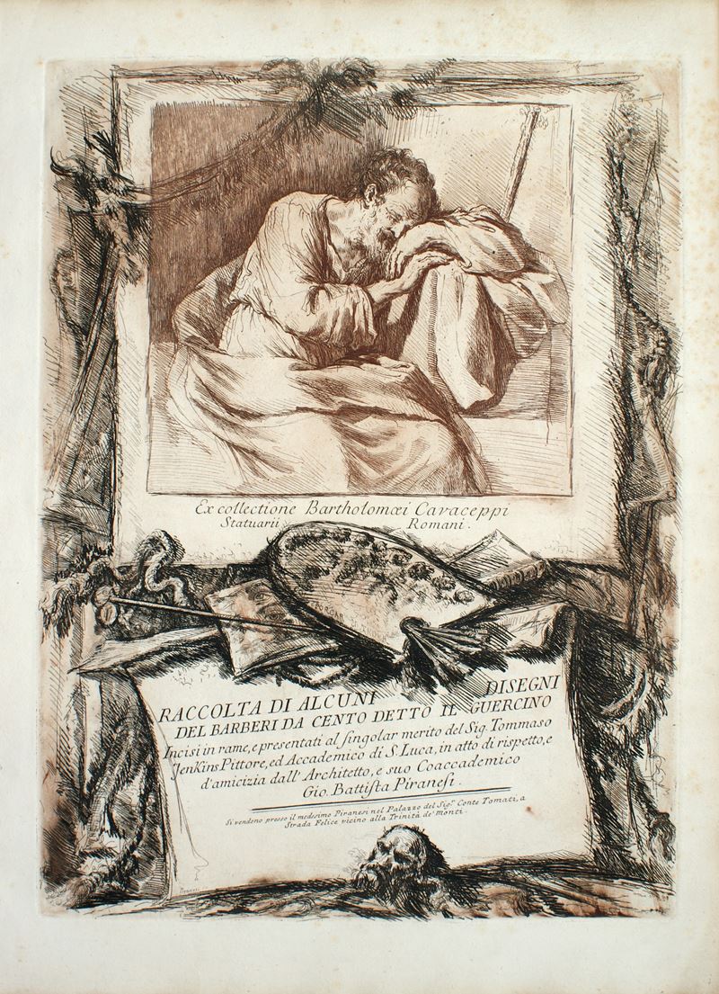 Giovanni Battista Piranesi - Raccolta di Alcuni Disegni del Barberi da Cento Detto il Guercino...