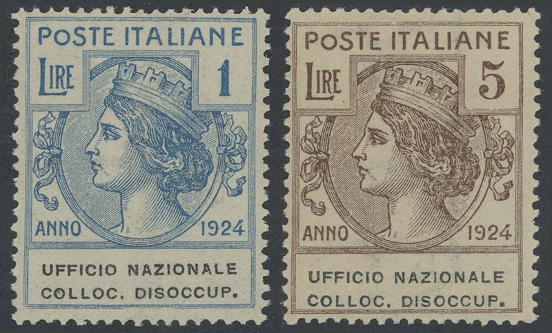 Regno - Enti Parastatali, Uff. Naz. Coll. Disoccupati. MNH