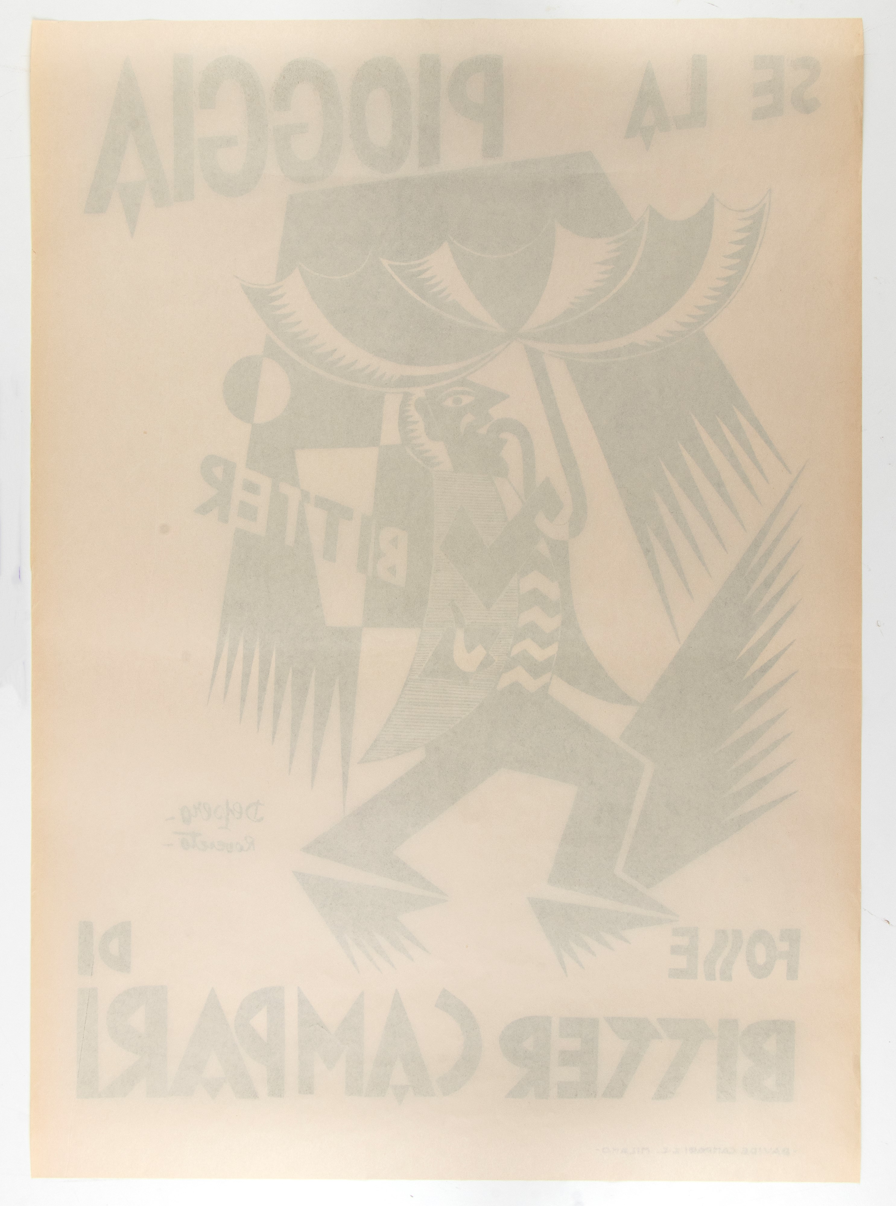 SE LA PIOGGIA FOSSE DI BITTER CAMPARI