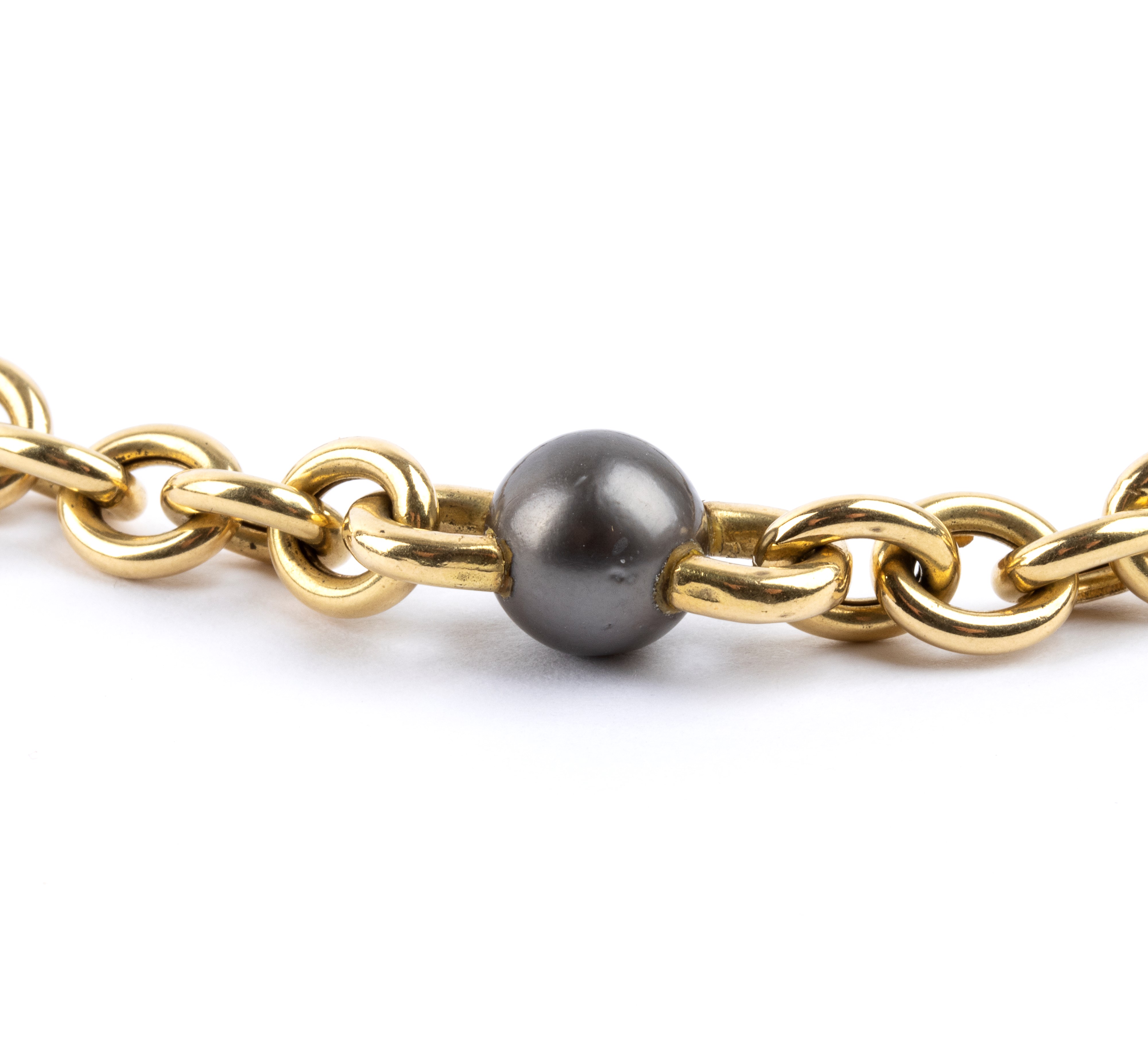 Girocollo in oro e perle Tahiti