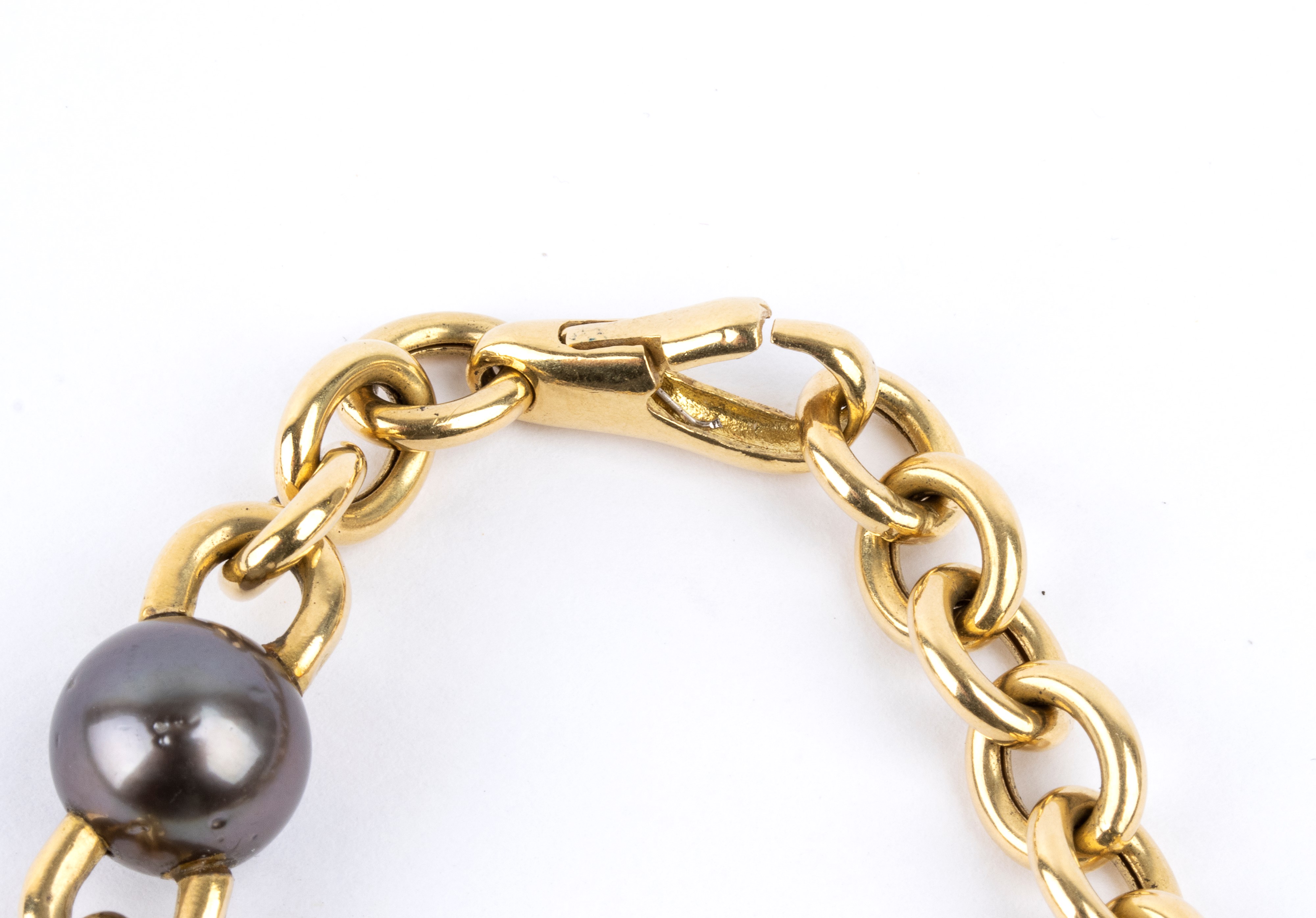 Girocollo in oro e perle Tahiti