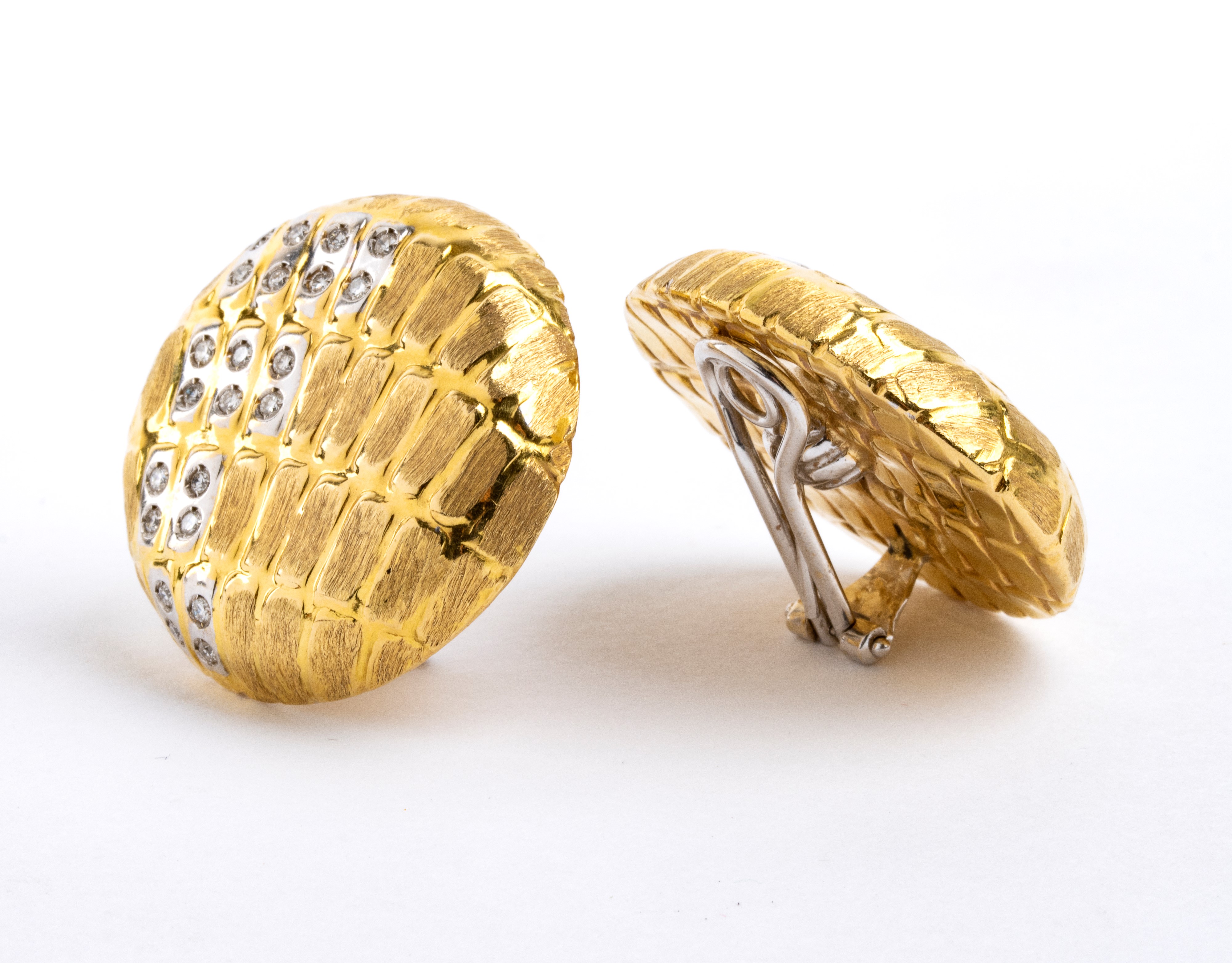 Orecchini in oro e diamanti