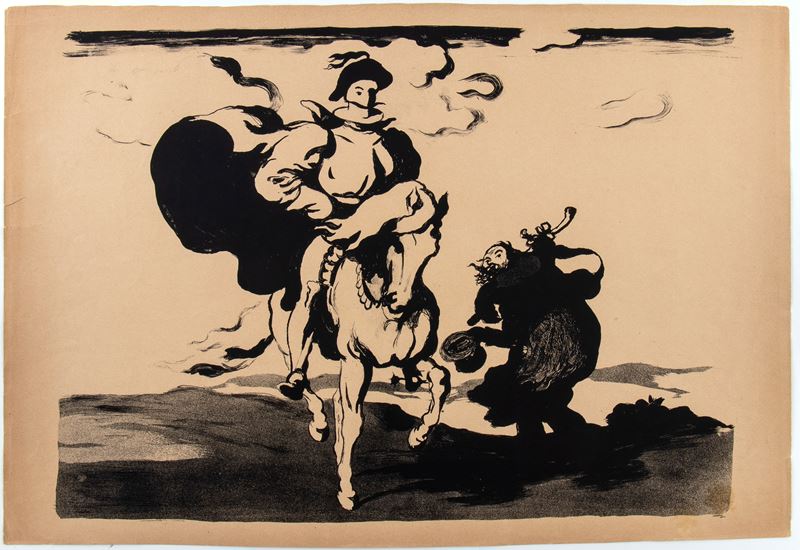 Louis Anquetin - Le Cavalier Et le Mendiant