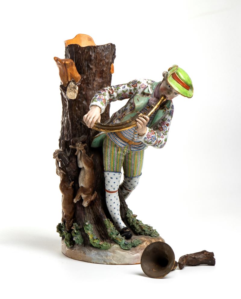 Scultura in porcellana Meissen