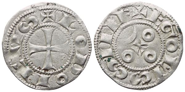 FRANCIA. Angoulême. Denaro in nome di Louis IV d'Outremer (936-954); Ag (1,04 g; 17,8 mm)