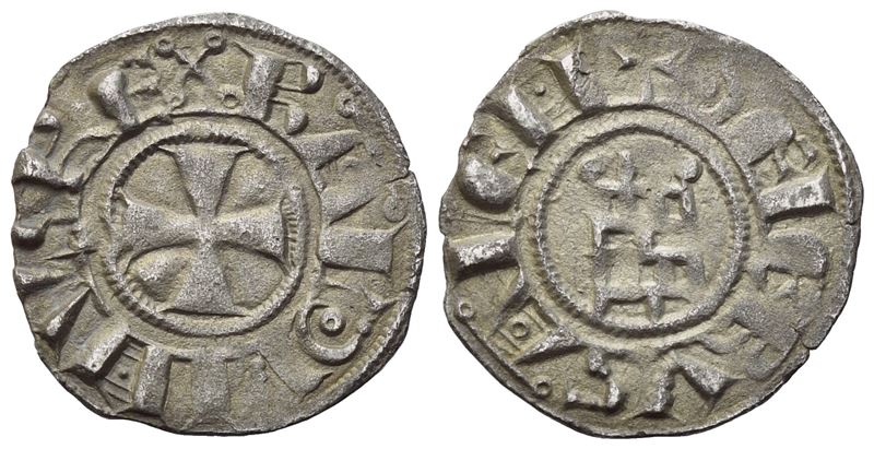 Baldovino III di Gerusalemme, Gerusalemme (Regno di Gerusalemme) – Denaro (II tipo, 4° gruppo), C...
