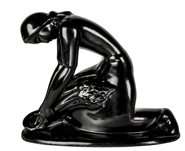 ANGELO BIANCINI : Mietitrice  (1940s)  - Earthenware - Auction 19th/ 20th- CENTURY PAINTINGS, SCULPTURES AND CERAMICS -  Including a collection of “German Period” Vietri Ceramics - Bertolami Fine Art - Casa d'Aste