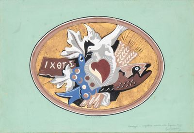 Symbole Du Sacré-coeur Et De L'eucharistie