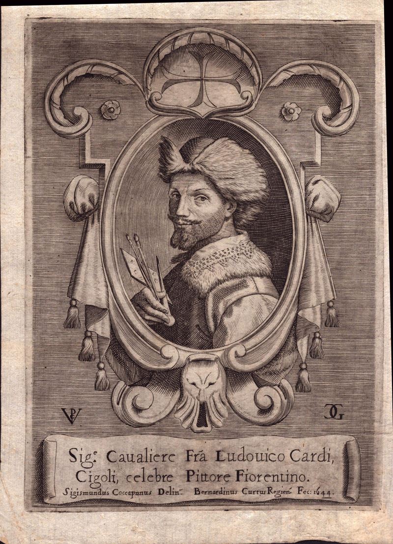 Bernardino Curti - Ritratto di Ludovico Cardi, Detto il Cigoli
