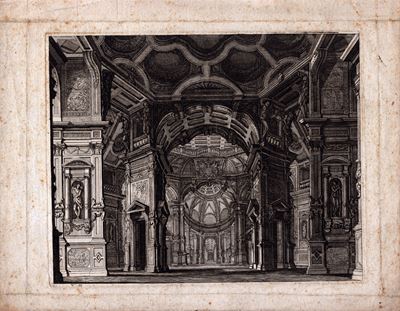 Scenografia: Interno di una Chiesa